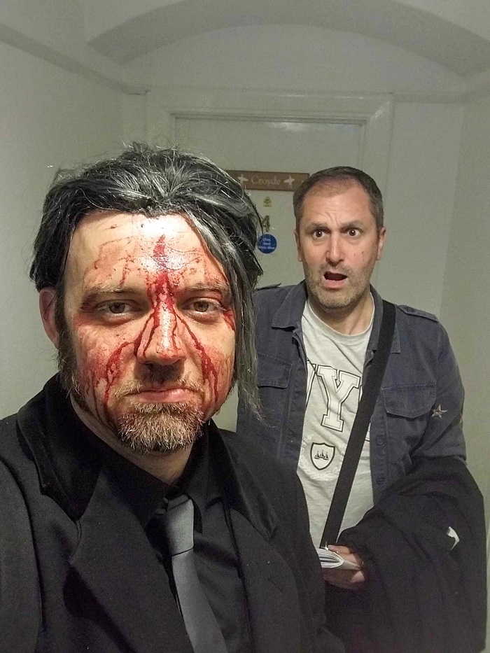 Nathan Head and Kurt Dirt filming Dracula